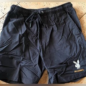 Playboy black shorts size small Pacsun